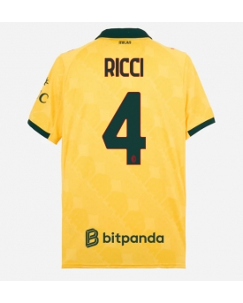 AC Milan Samuele Ricci #4 Maglia Gara Terza Repliche 2025-26 Maniche Corte